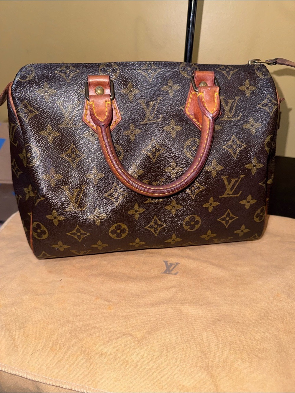 Louis Vuitton Speedy 25 satchel Lock, key, Dust bag - Picture 2 of 16
